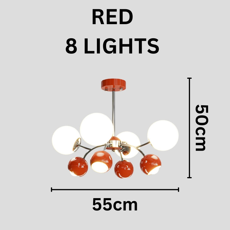 HATTIE Modern Elegant Cream Shade Lighting Chandelier