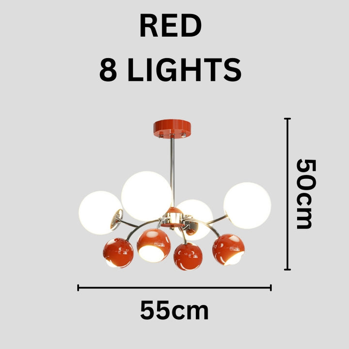 HATTIE Modern Elegant Cream Shade Lighting Chandelier