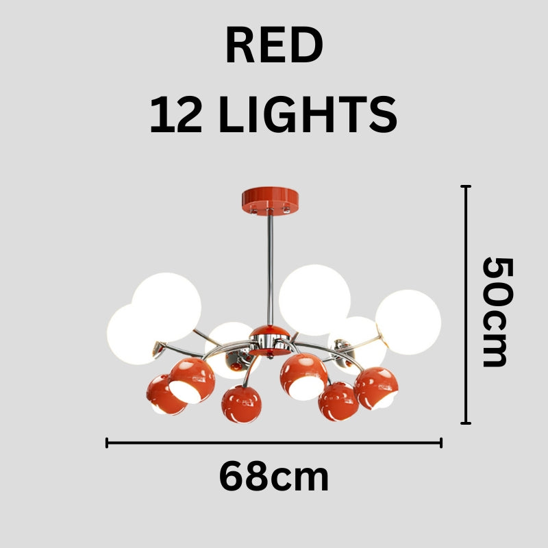 HATTIE Modern Elegant Cream Shade Lighting Chandelier