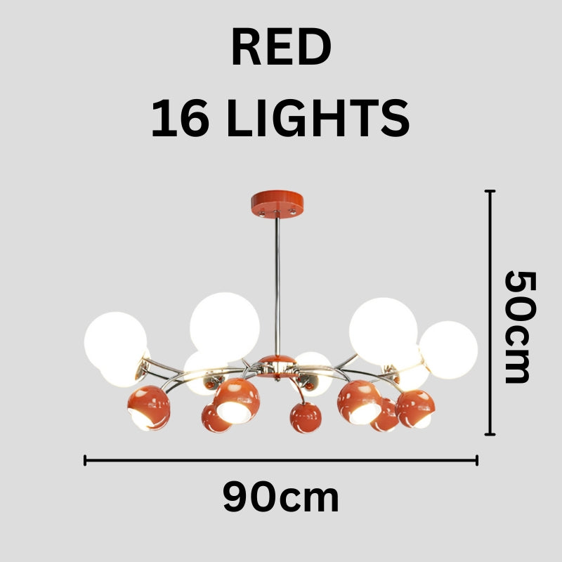 HATTIE Modern Elegant Cream Shade Lighting Chandelier