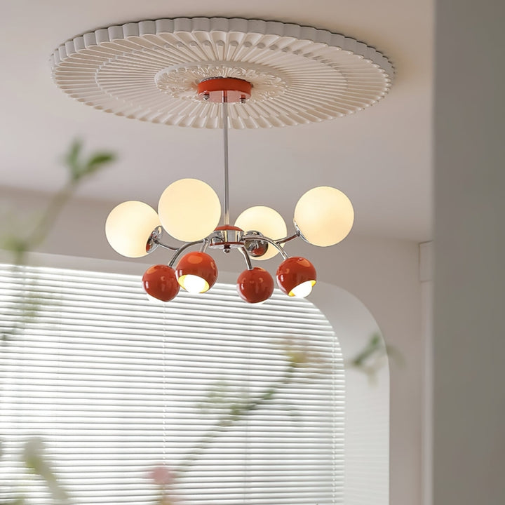 HATTIE Modern Elegant Cream Shade Lighting Chandelier