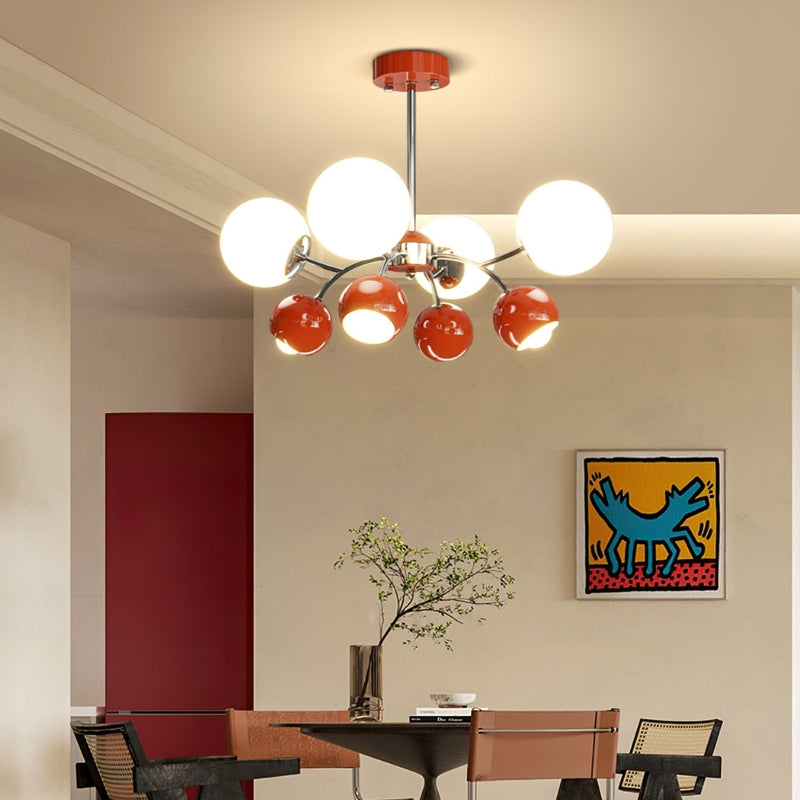 HATTIE Modern Elegant Cream Shade Lighting Chandelier