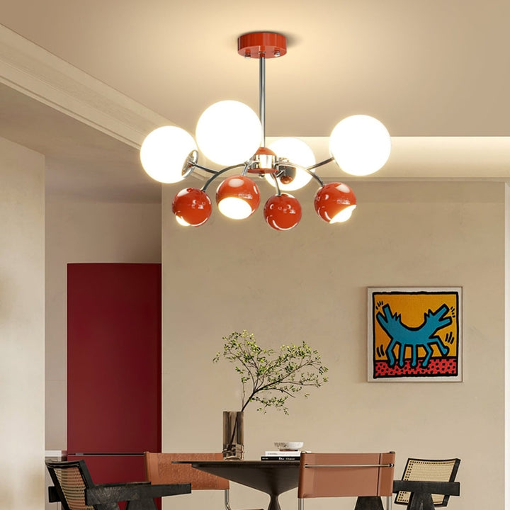 HATTIE Modern Elegant Cream Shade Lighting Chandelier