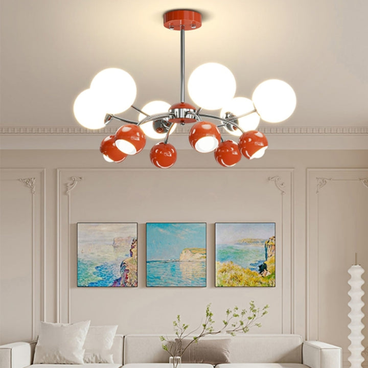 HATTIE Modern Elegant Cream Shade Lighting Chandelier