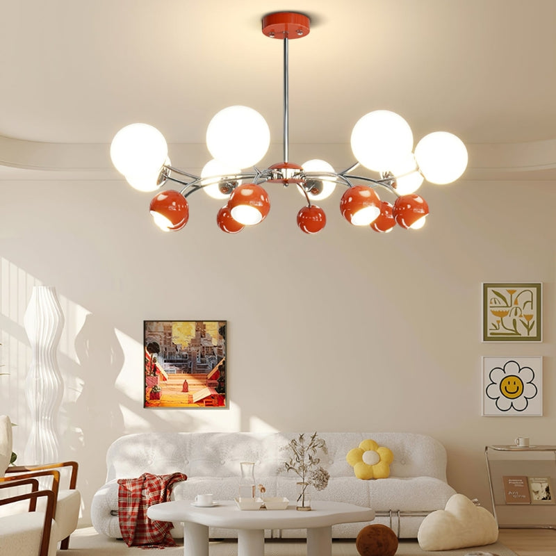 HATTIE Modern Elegant Cream Shade Lighting Chandelier