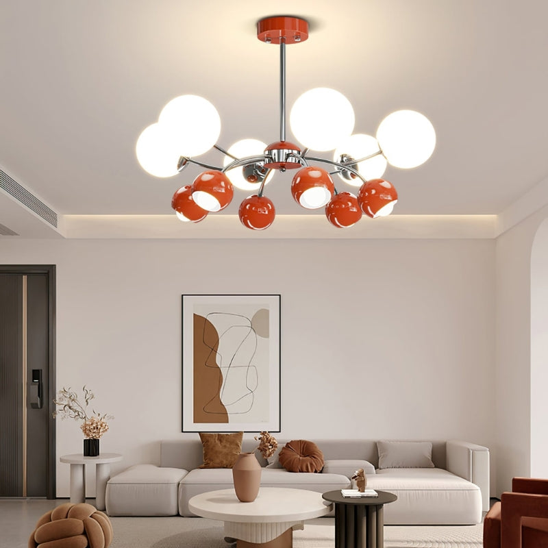 HATTIE Modern Elegant Cream Shade Lighting Chandelier