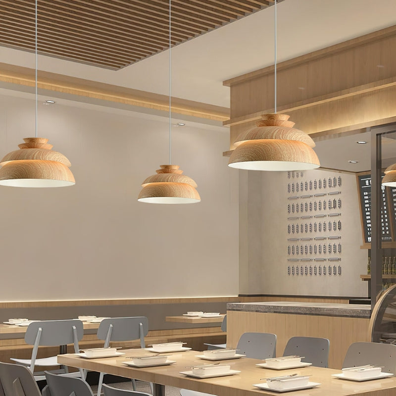 ILA Modern Tiered Aluminum for Dining Room & Kitchen Island Pendant Light
