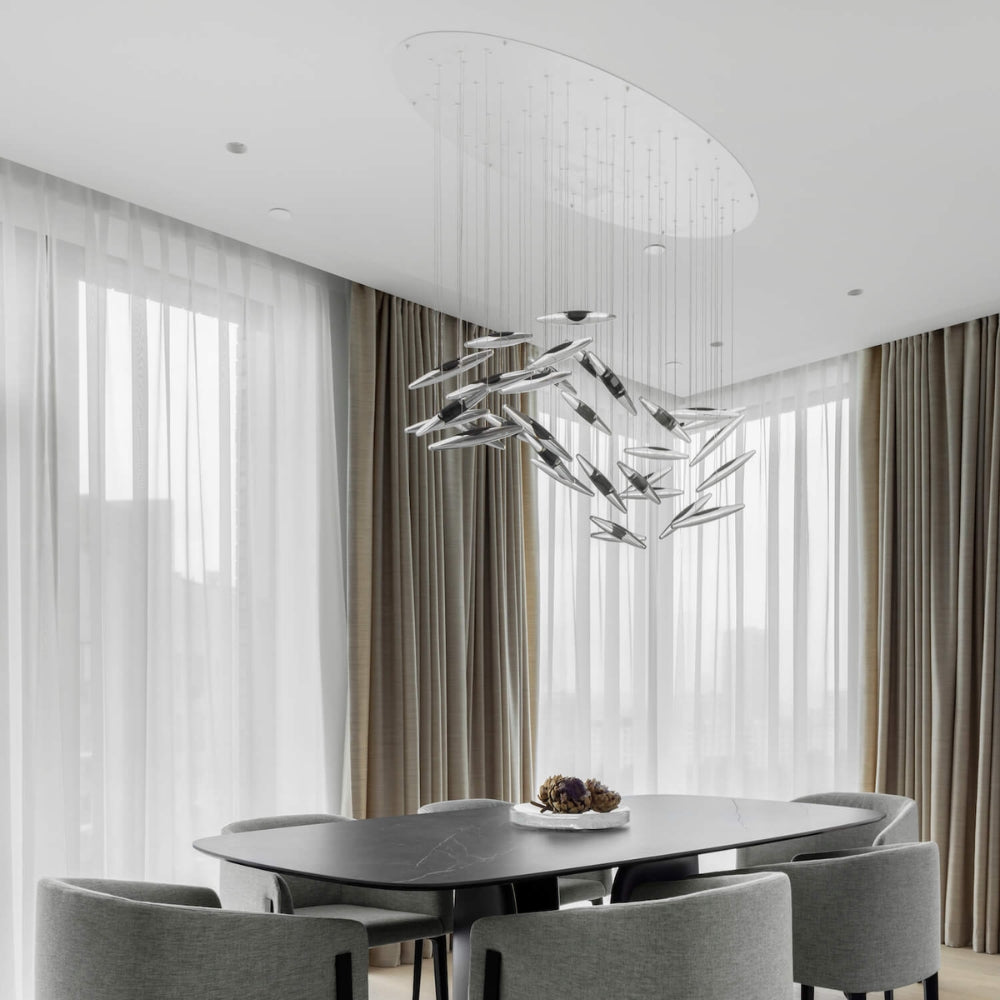 JORJA Modern Chandelier Light Custom (65 & 74 Heads)