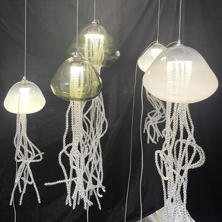 Jellyfish Glass Modern Chandelier Lighting