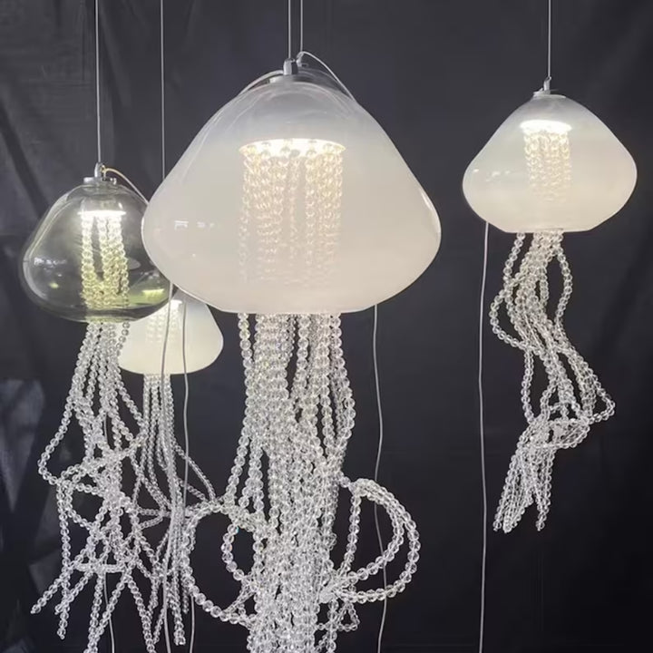 Jellyfish Glass Modern Chandelier Lighting