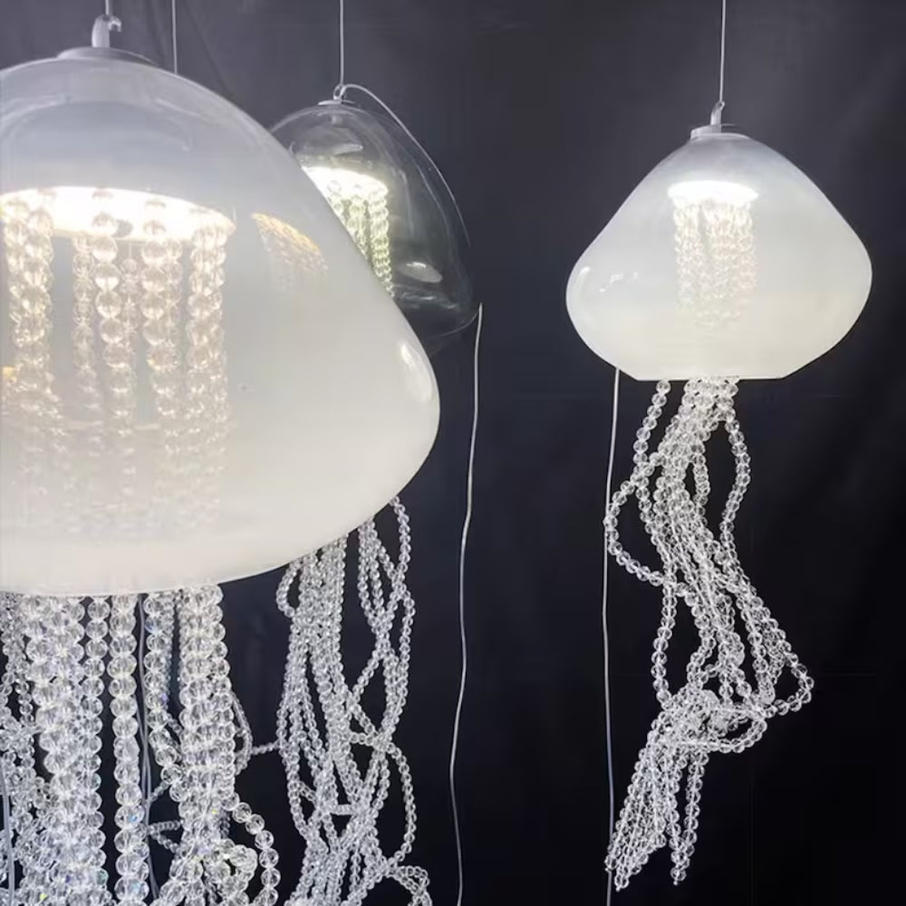 Jellyfish Glass Modern Chandelier Lighting