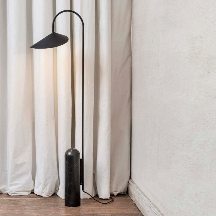 KAELI Minimalist Black Floor Lamp