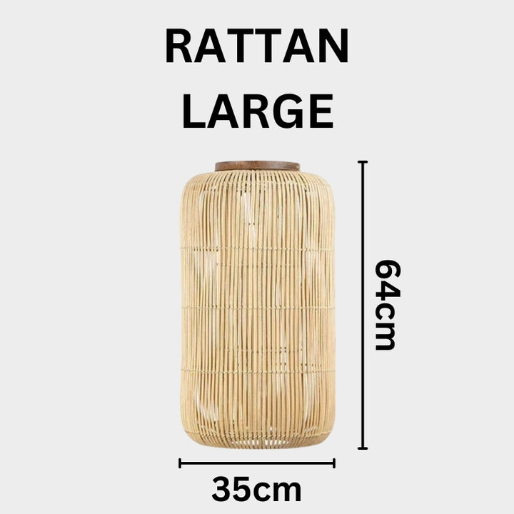 KYRA Rattan Elegance for Bedroom Dining Room Pendant Light