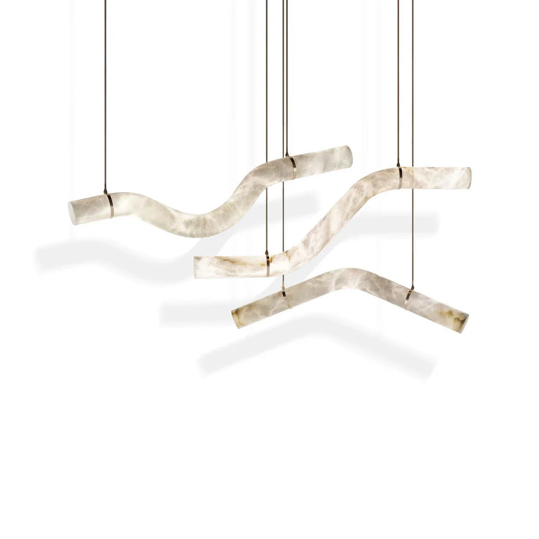 LABEI Alabaster Light Fixtures for Kitchen Island10