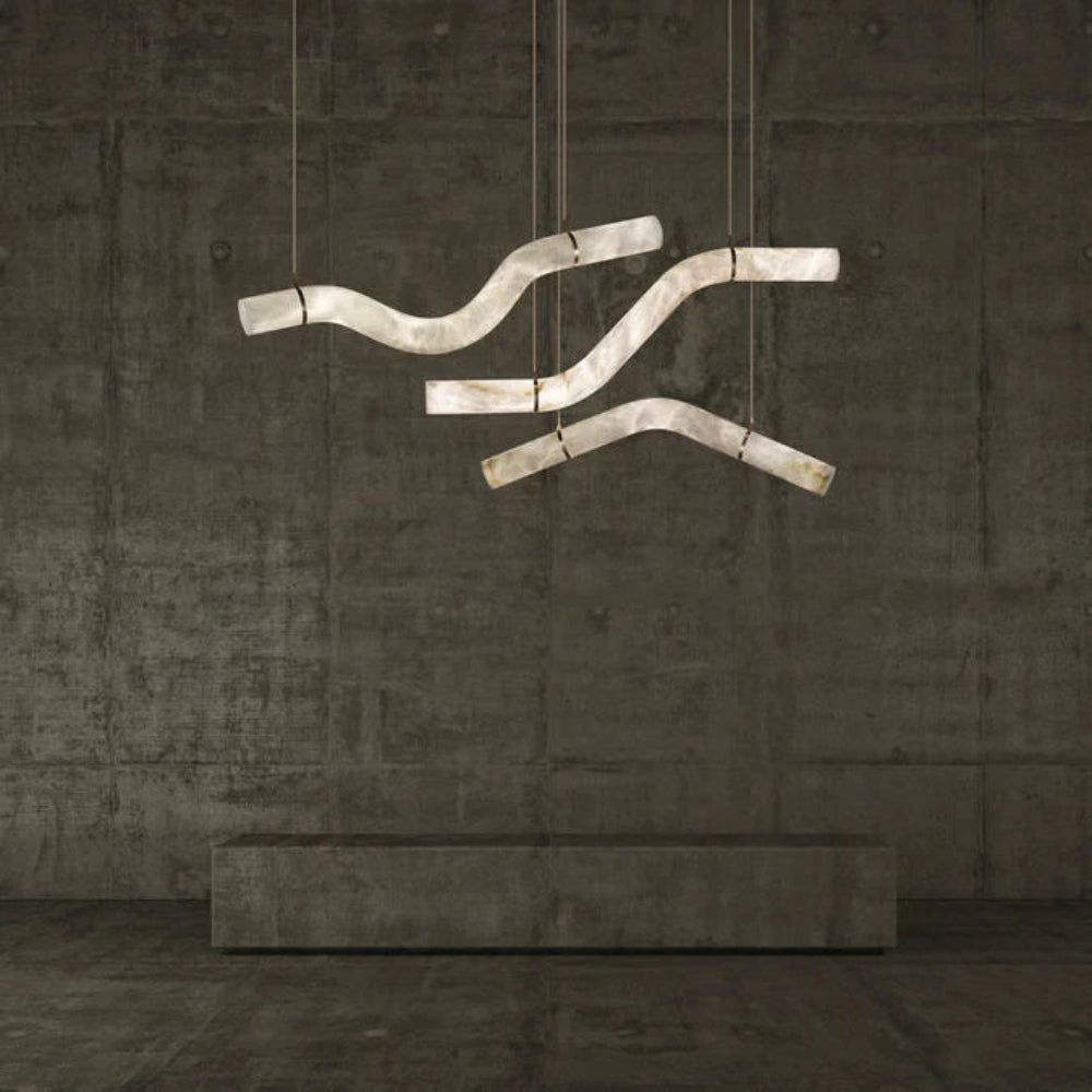 LABEI Alabaster Light Fixtures for Kitchen Island11