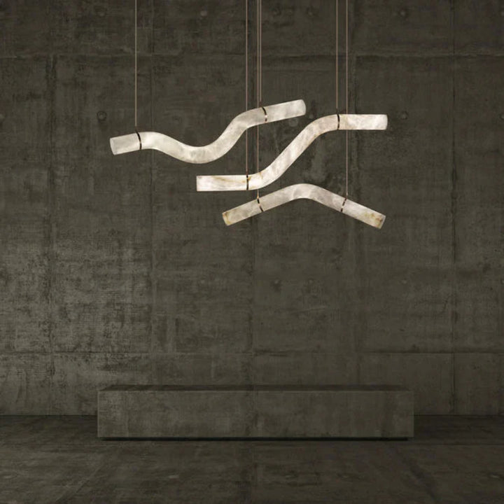 LABEI Alabaster Light Fixtures for Kitchen Island11