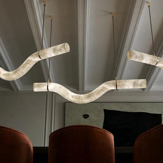 LABEI Alabaster Light Fixtures for Kitchen Island3