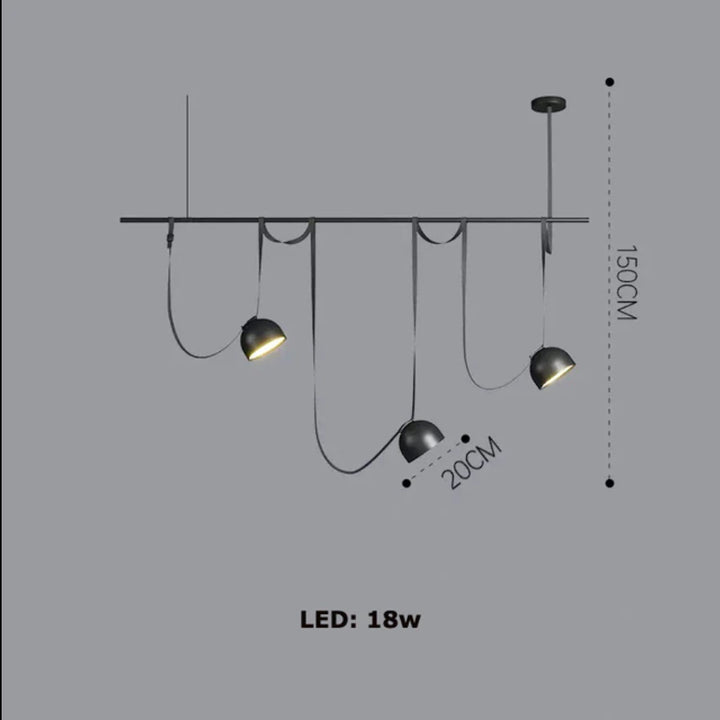 Best new LARGA Creative Unique Long Pendant Light P5416