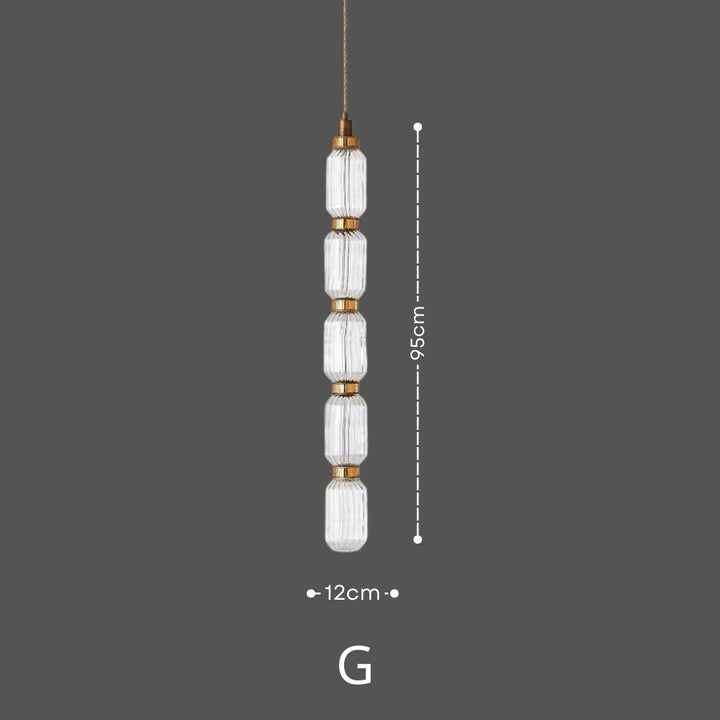 LATHE Glass Pendant Light for Kitchen Island18