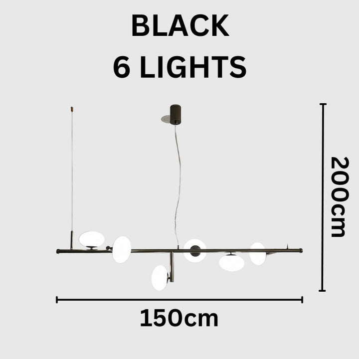 LEONA Glass Spheres Modern Chandelier
