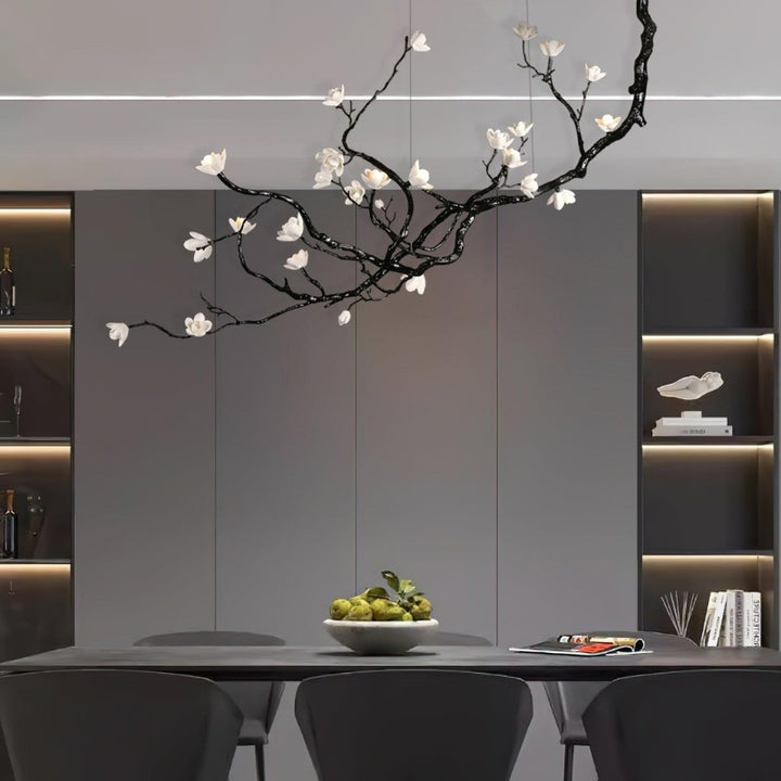 LEST Ceramic Tree Branch Flower Chandelier