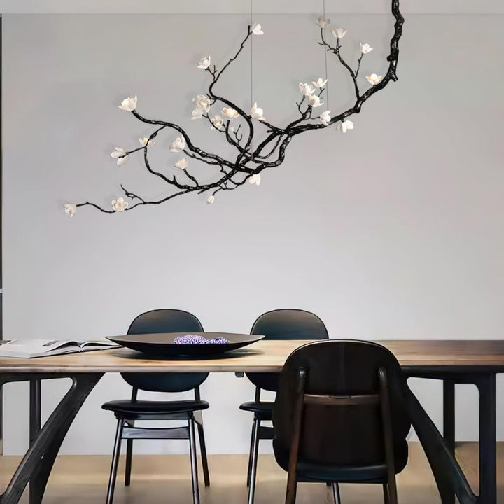 LEST Ceramic Tree Branch Flower Chandelier