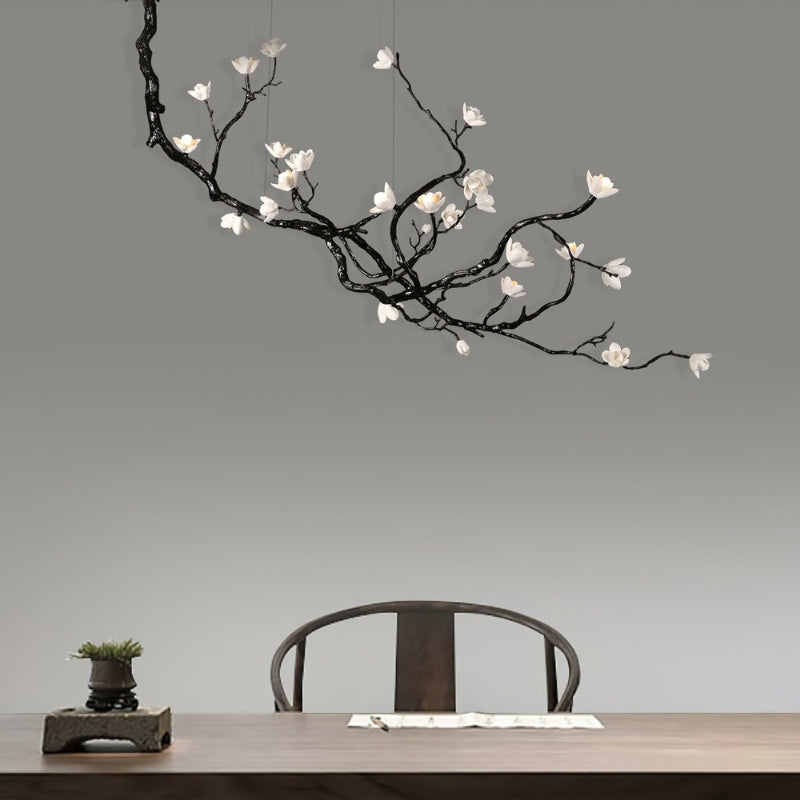 LEST Ceramic Tree Branch Flower Chandelier