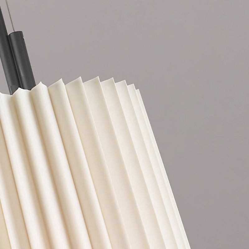 LINA Minimal Pleated Fabric Japanese Zen-Inspired Pendant Light