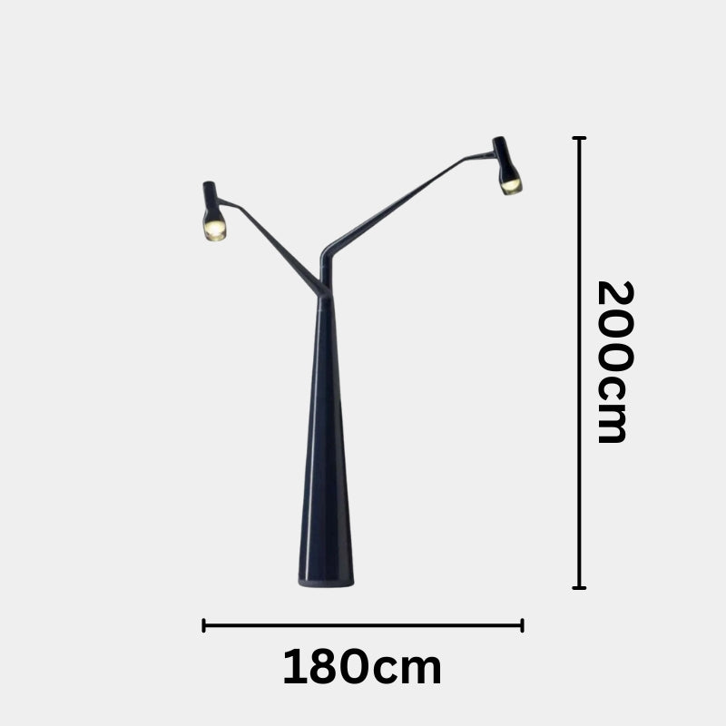 LIZ Resin Modern Creative Black Floor Lamp