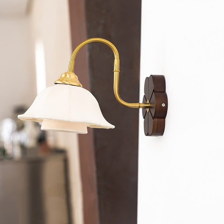 LUX Fabric Vintage Style Wall Lamp