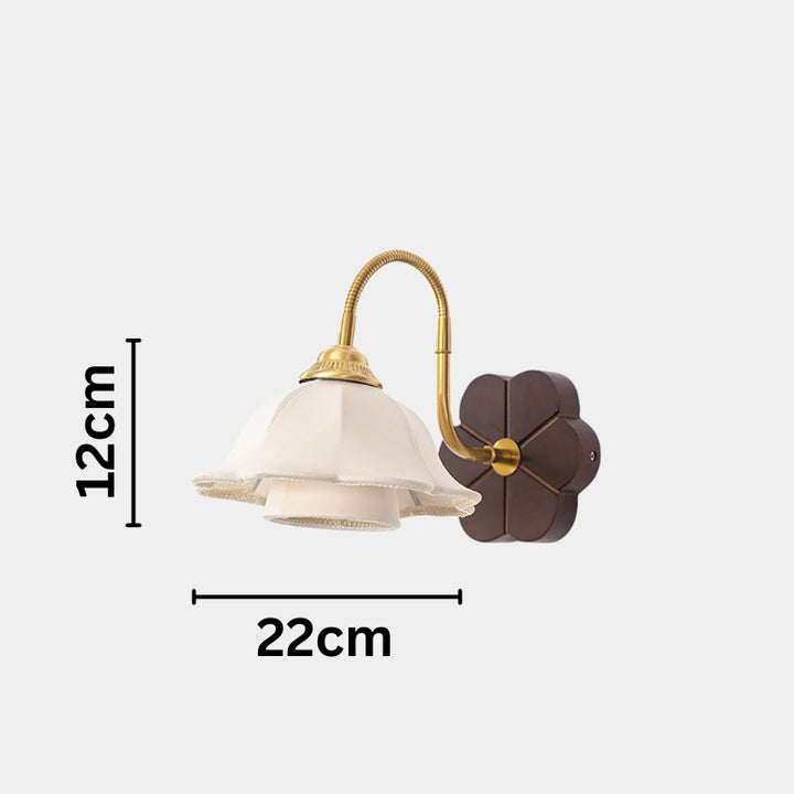 LUX Fabric Vintage Style Wall Lamp