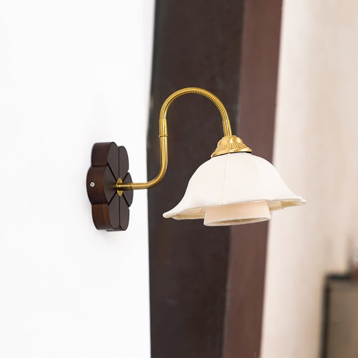 LUX Fabric Vintage Style Wall Lamp