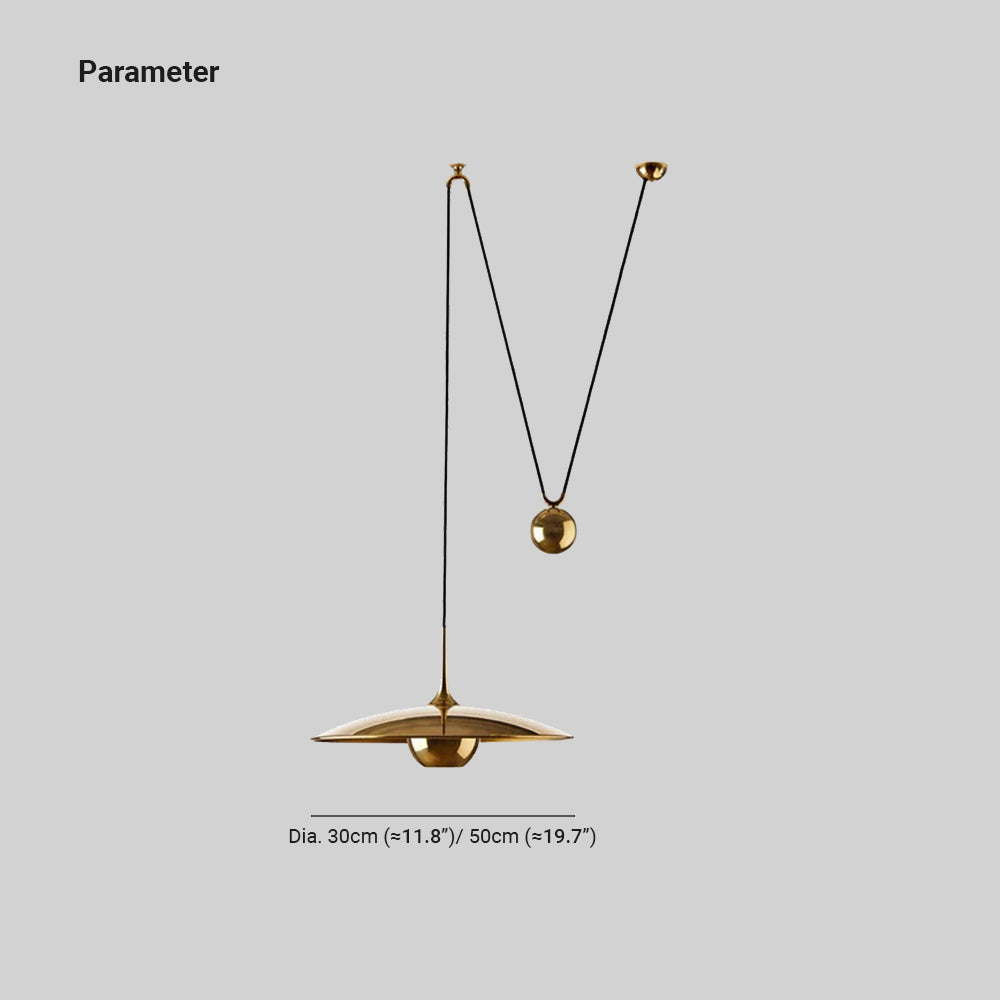 M-LINE Gold Pendant Light