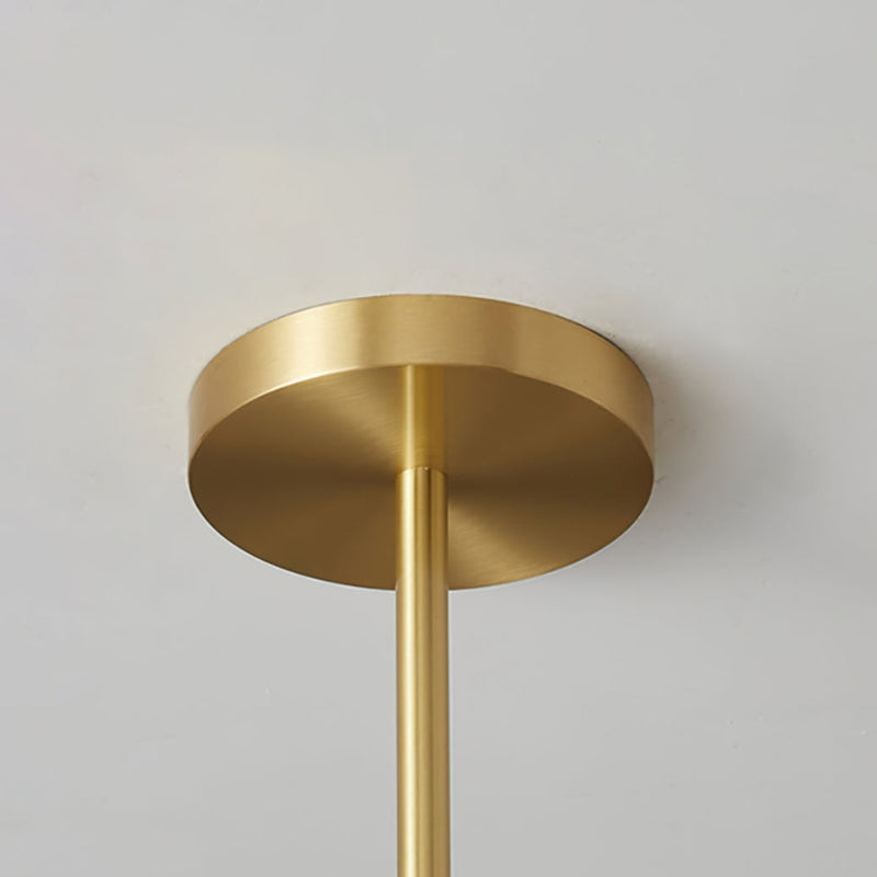 MAIA Modern Black Chandelier Sleek Brass Lighting Fixture for Contemporary Interiors