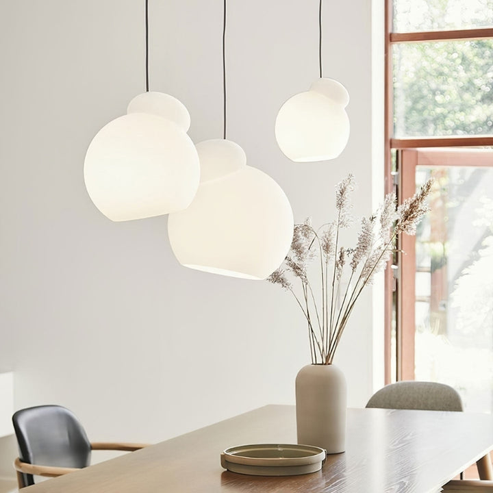 MAICE Glass White Pendant Lamp