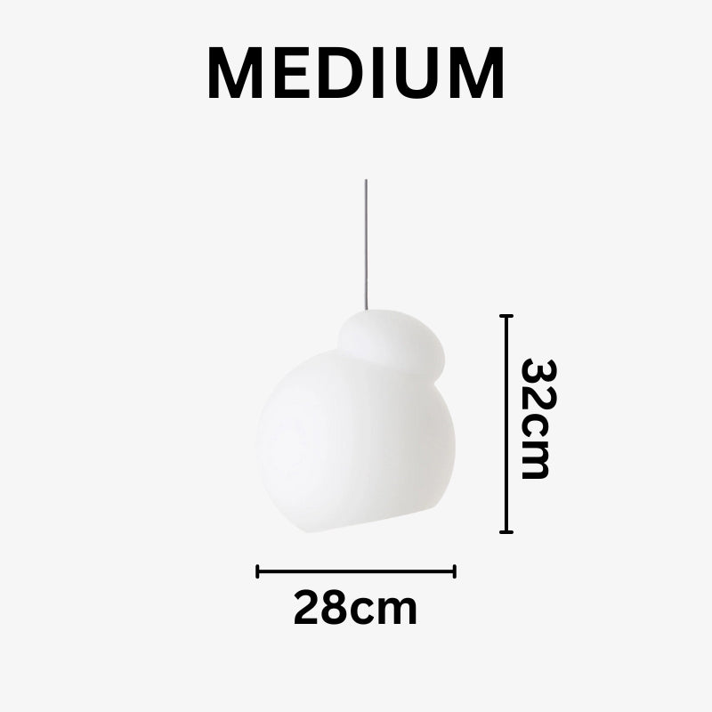 MAICE Glass White Pendant Lamp