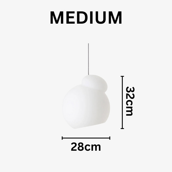 MAICE Glass White Pendant Lamp