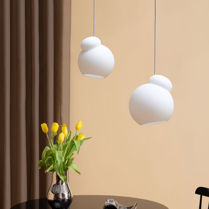 MAICE Glass White Pendant Lamp