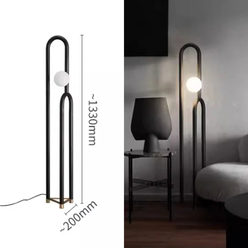 MANIE Wood Floor Lamp Modern