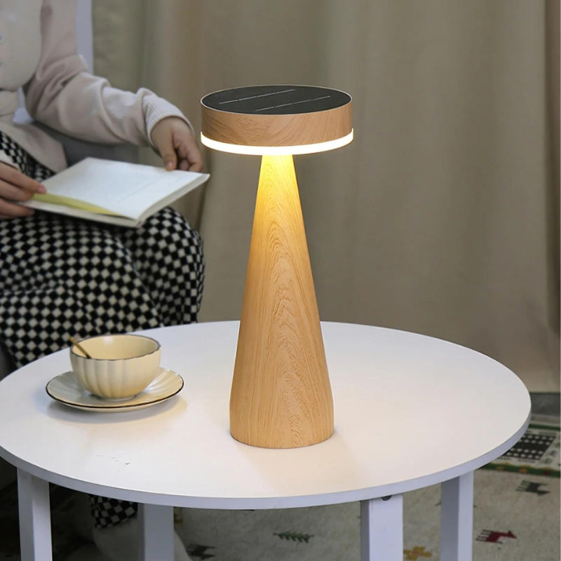 MIRABEL Wooden Minimalist Table Lamp