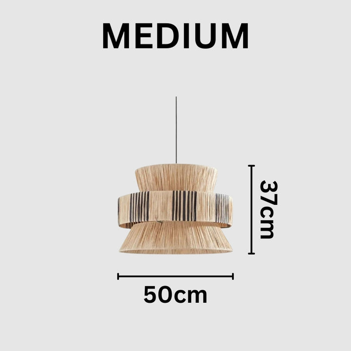 MIZU Natural Grass Vintage Kitchen Pendant Lamp