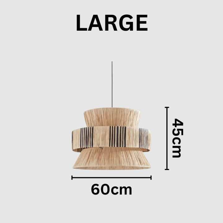 MIZU Natural Grass Vintage Kitchen Pendant Lamp
