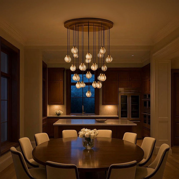 MONST Black and Gold Dining Room Lightingc