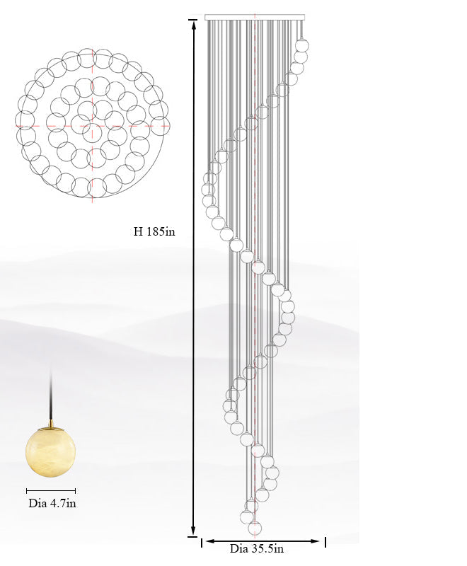 GOBE Marble Pendant Light