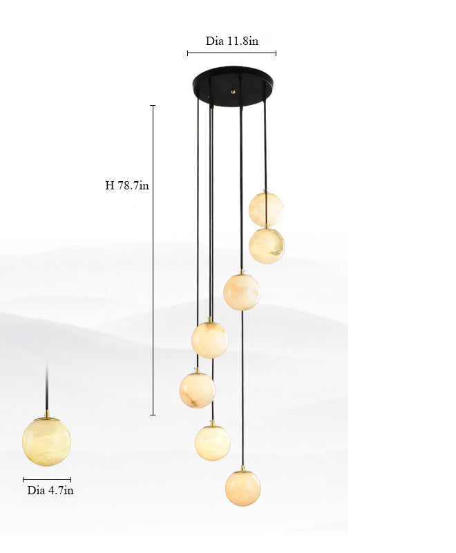 GOBE Marble Pendant Light