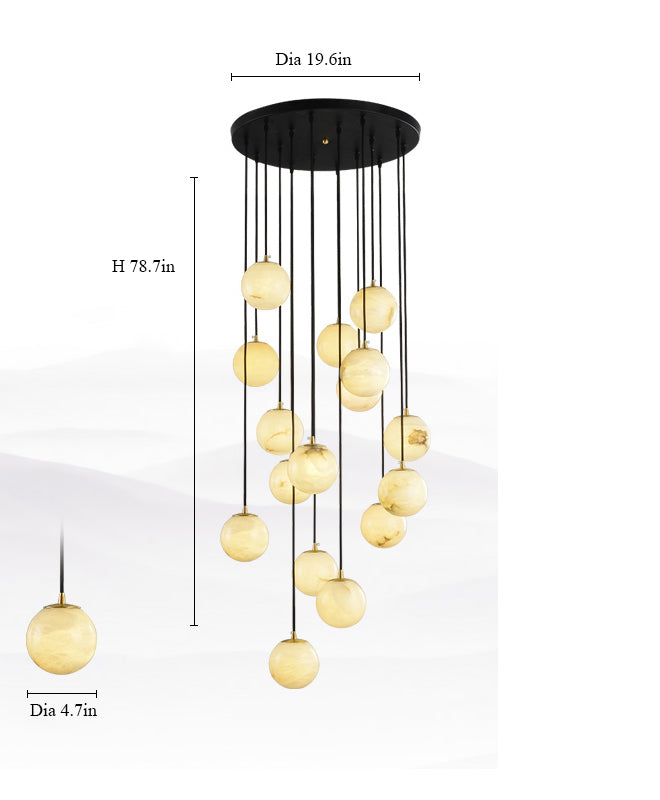GOBE Marble Pendant Light