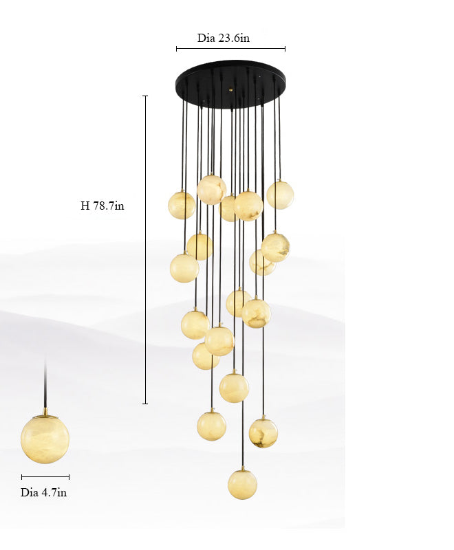 GOBE Marble Pendant Light
