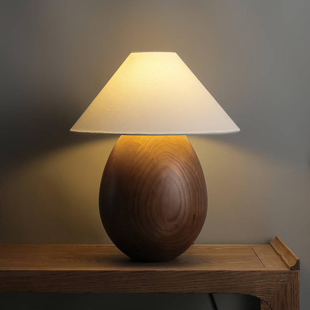 WONU Wood Table Lamp
