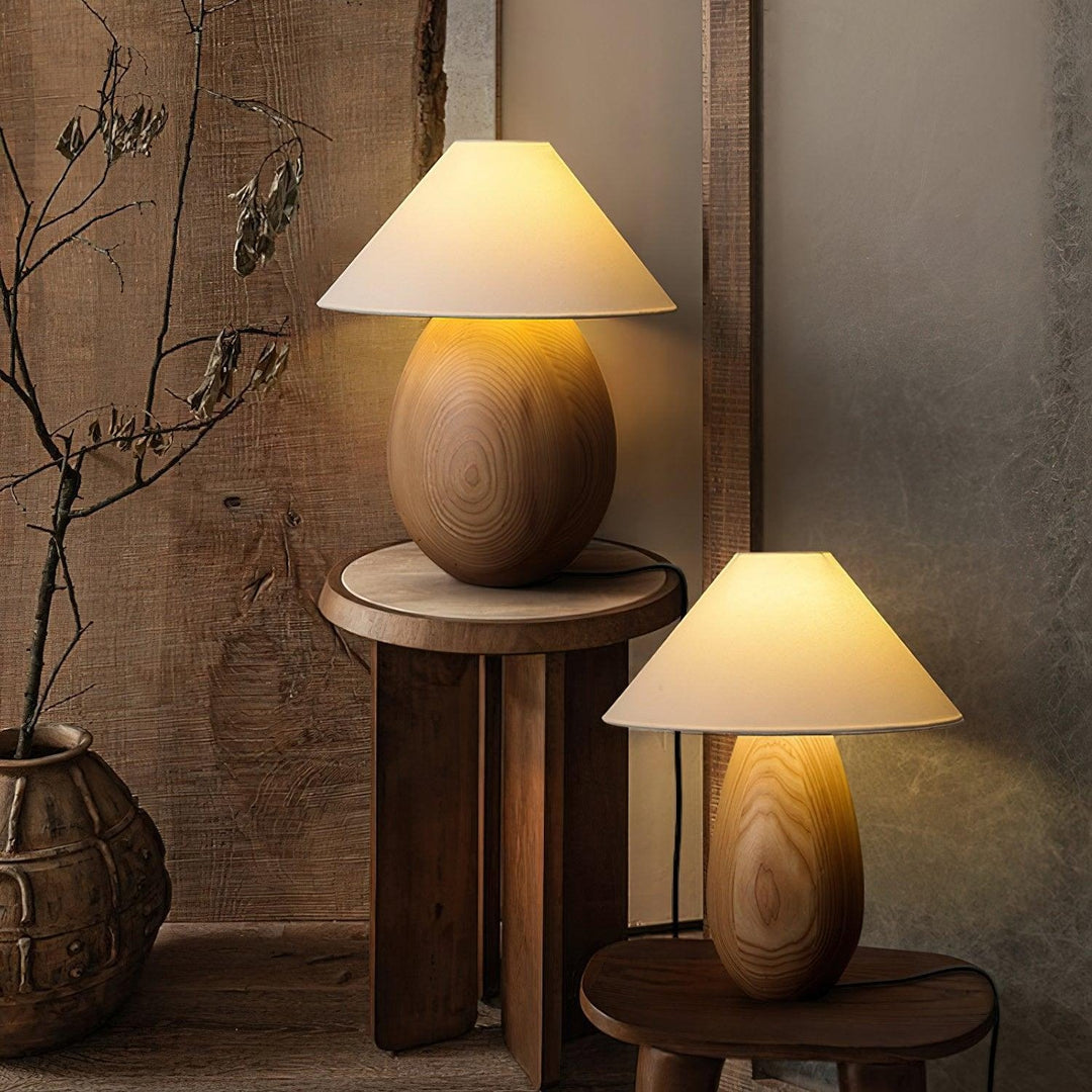 WONU Wood Table Lamp