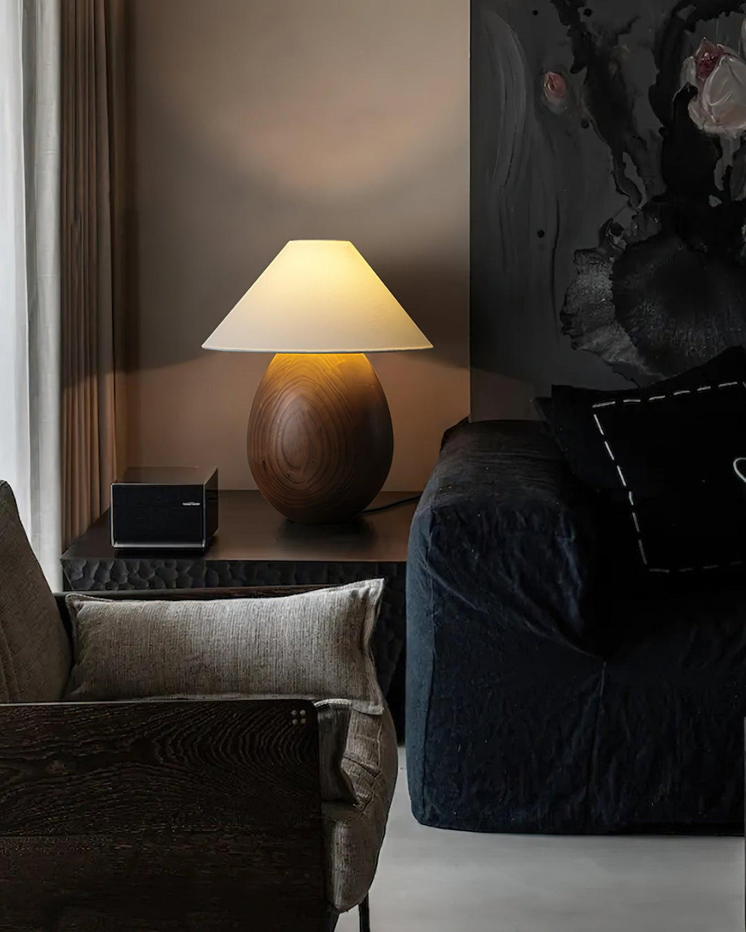 WONU Wood Table Lamp